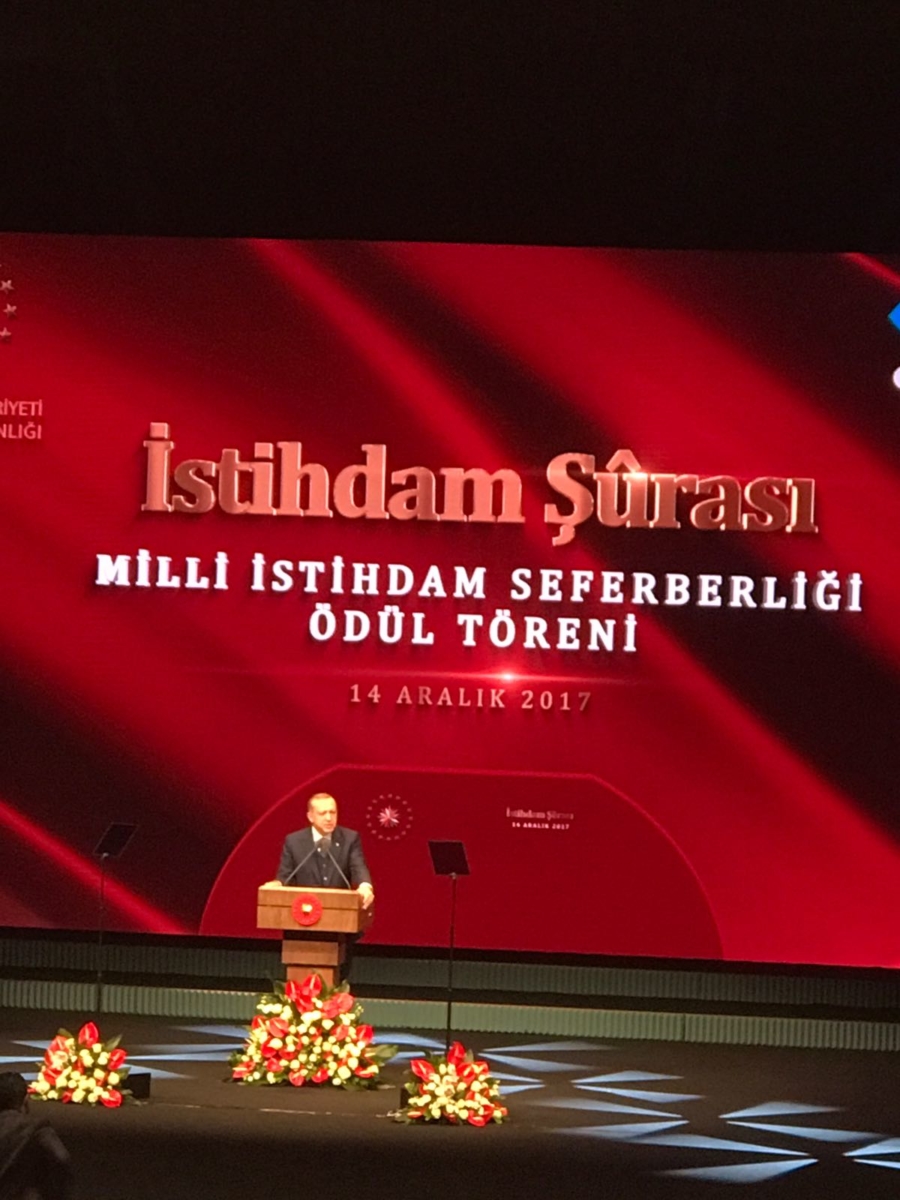 Yönetim Kurulu Başkanımız NAİL ÇİLER, Cumhurbaşkanlığı Külliyesi ndeki, Milli İstihdam Seferberliği Toplantısı na Katıldı.
