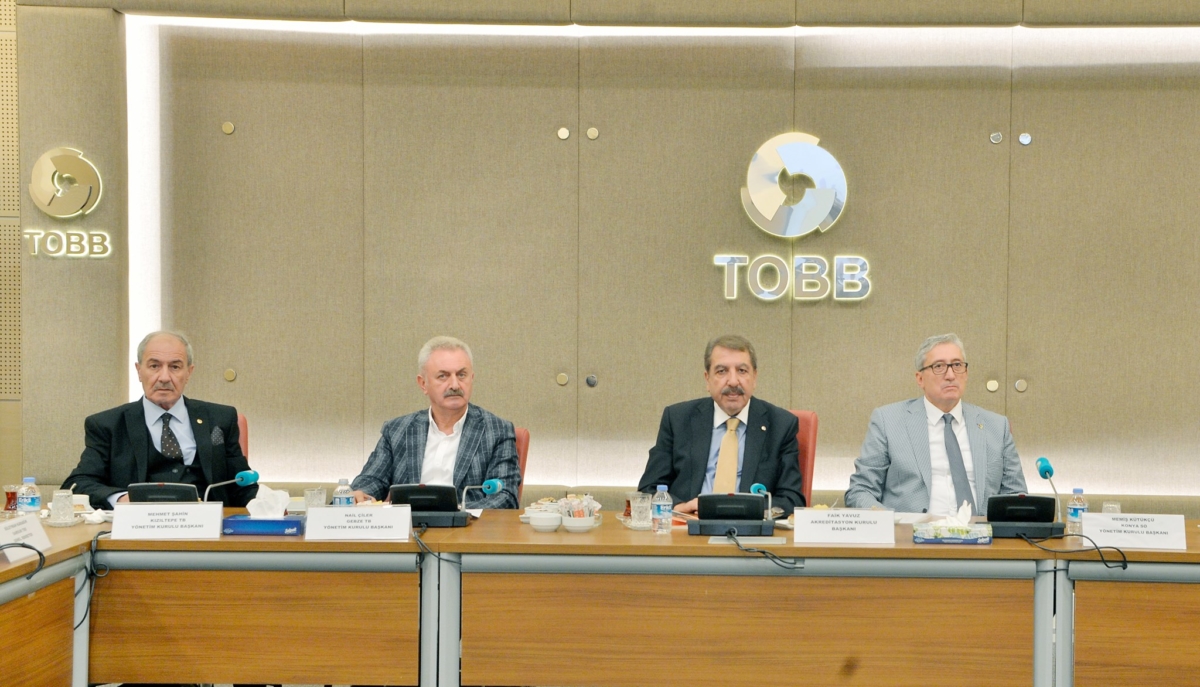 Yönetim Kurulu Başkanımız Sn. Nail ÇİLER, Oda Borsa Akreditasyon Sistemi çalışmalarının yürütülmesinden sorumlu olan TOBB Akreditasyon Kurulu Üyeleri ile Ankara