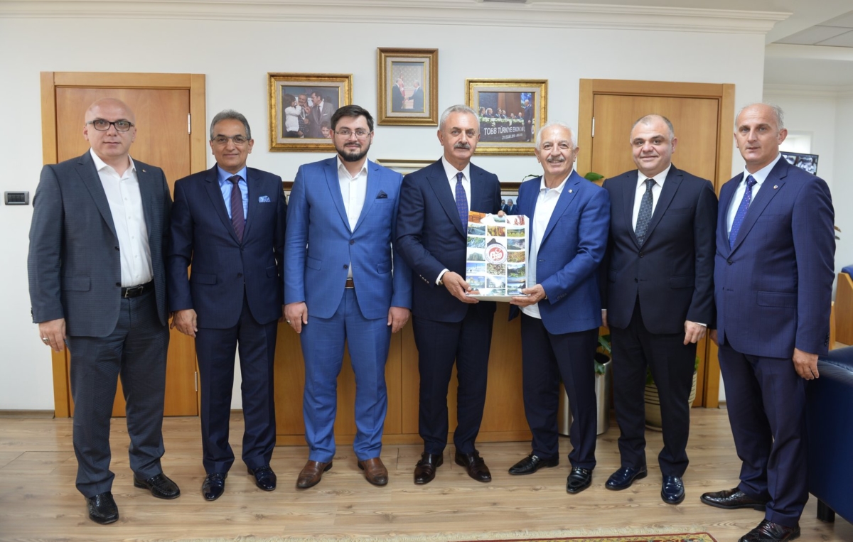 Gümüşhane Ticaret ve Sanayi Odası Başkanı İsmail AKÇAY ın Odamızı ziyareti
