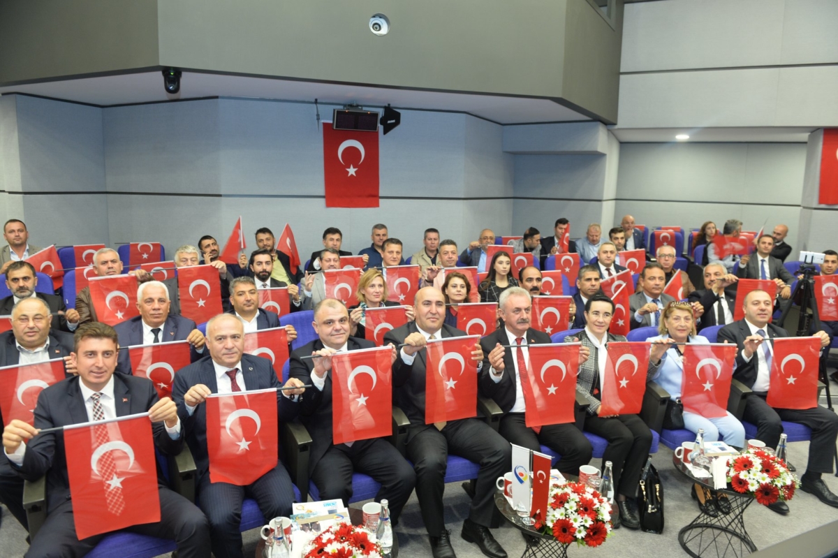 81 İl’de tüm Odalar ve Borsalarla birlikte eş zamanlı olarak Barış Pınarı Harekatı’na destek amacıyla basın toplantımızı gerçekleştirdik.