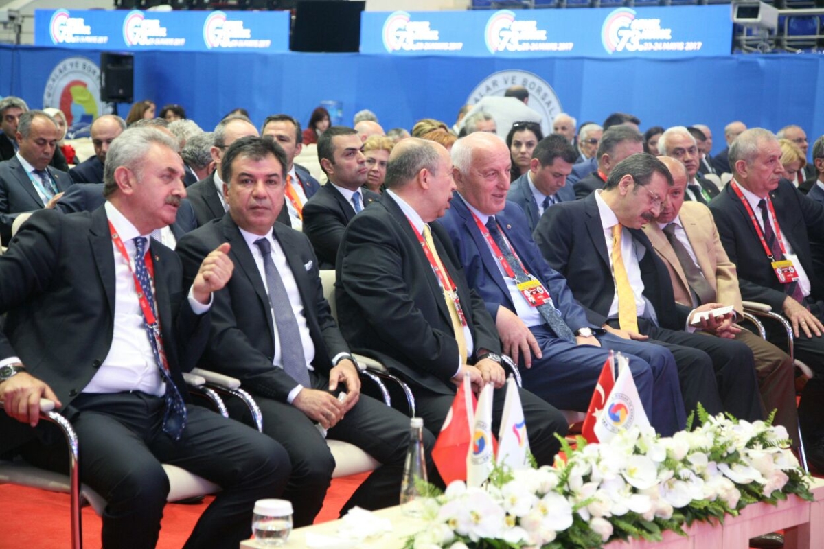 Başkanımız, TOBB 73. Genel Kurulu nda Birlik Başkanımız Sn. M.Rifat Hisarcıklıoğlu ve TOBB Yönetimi İle Biraraya Geldi.