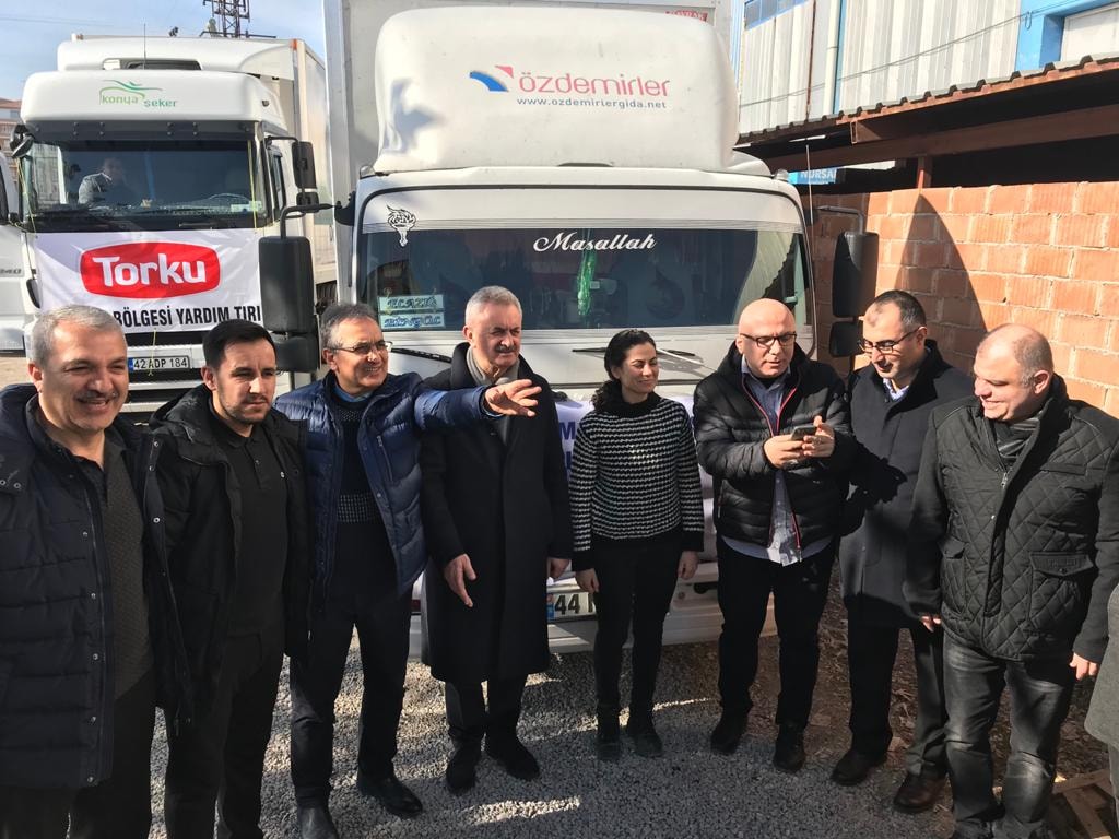 Deprem bölgesindeyiz.