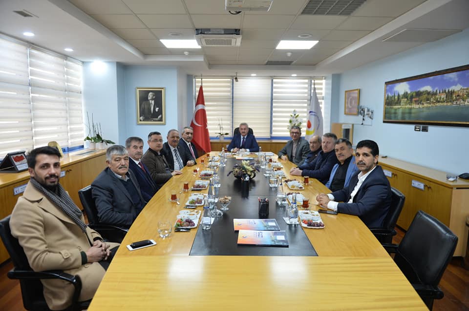 Dilovası Muhtarlarının Odamızı ziyareti
