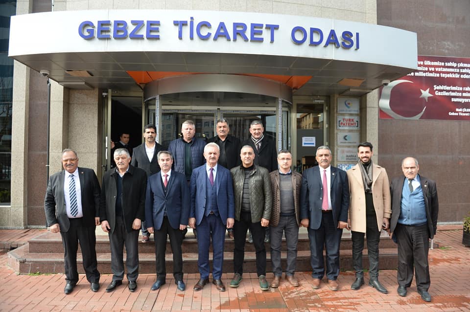 Dilovası Muhtarlarının Odamızı ziyareti