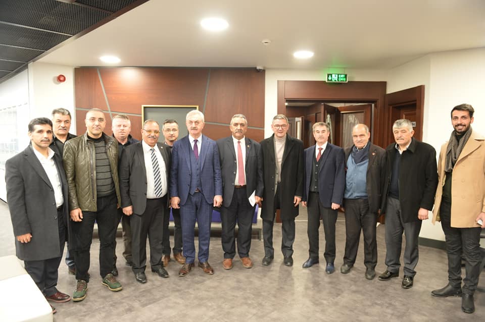 Dilovası Muhtarlarının Odamızı ziyareti