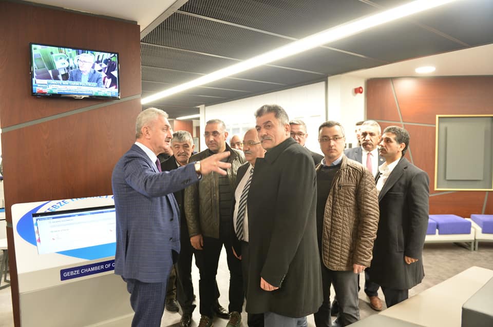Dilovası Muhtarlarının Odamızı ziyareti