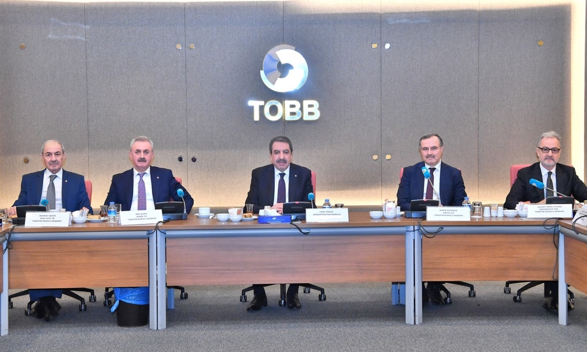 Akreditasyon Kurulu TOBB İkiz Kulelerde gerçekleştirilen toplantısı