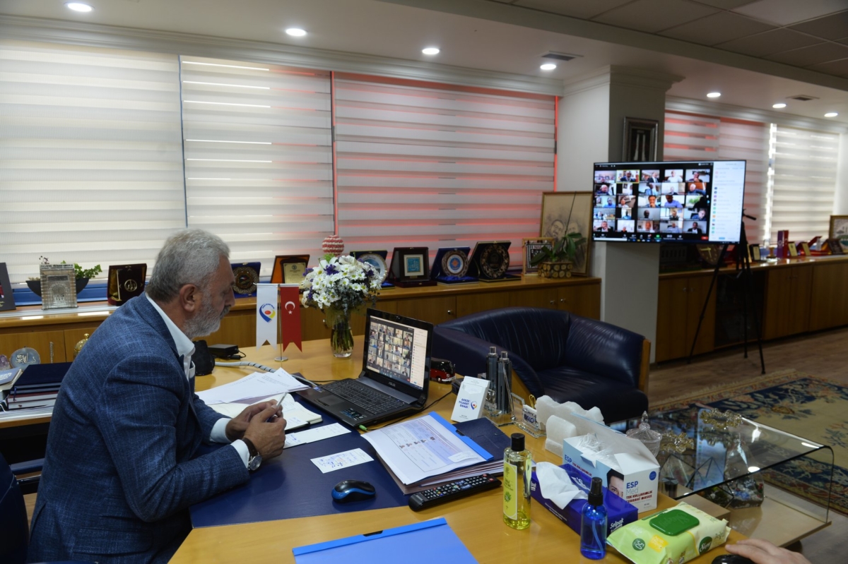 Geleneksel Bayramlaşma Törenimizi bu yıl video konferans ile gerçekleştirdik