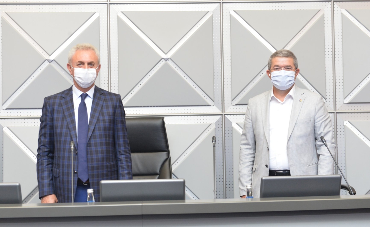 Van TSO Yönetim Kurulu Başkanı ve beraberindeki heyetin Odamızı ziyareti 