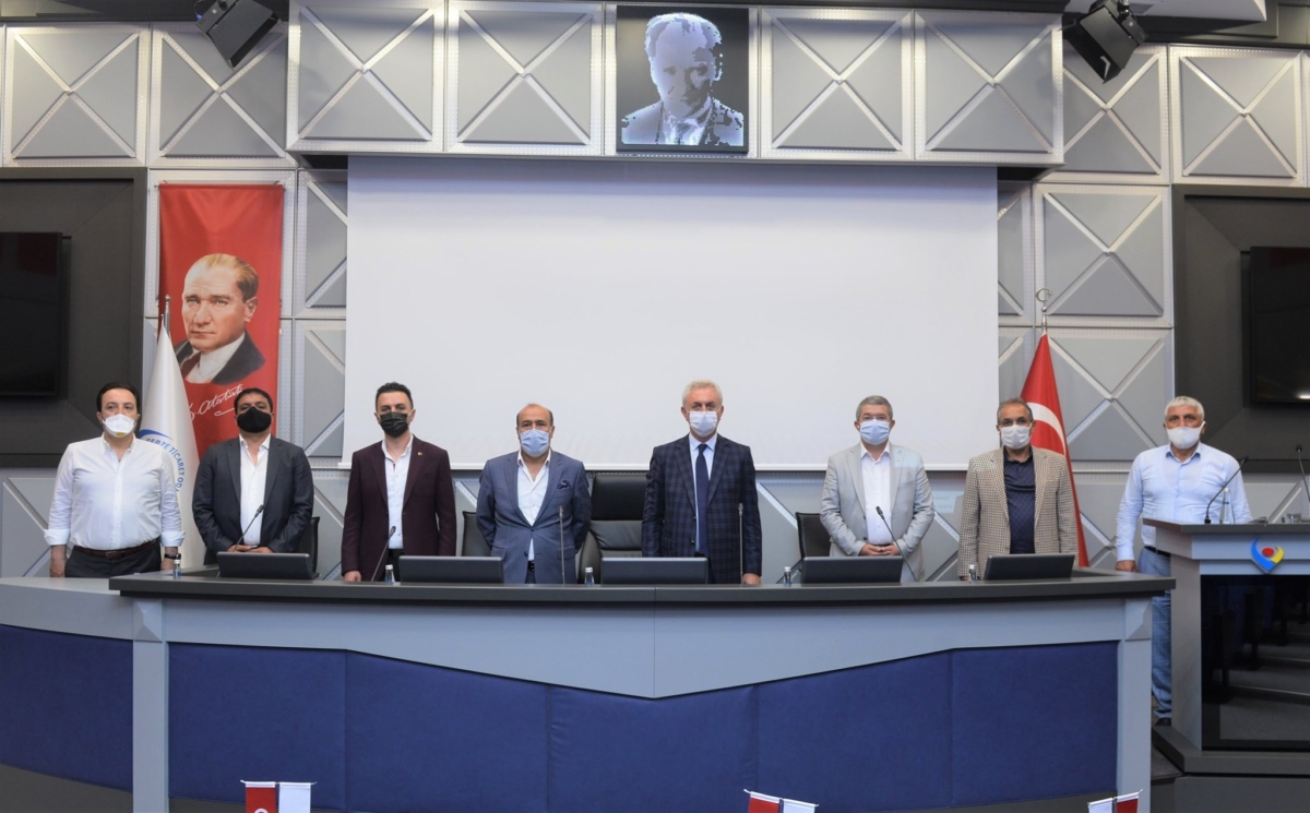 Van TSO Yönetim Kurulu Başkanı ve beraberindeki heyetin Odamızı ziyareti 